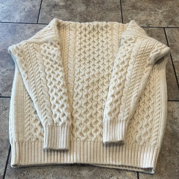 Highland Home Industries made in Scotland vintage sweater large pure new wool